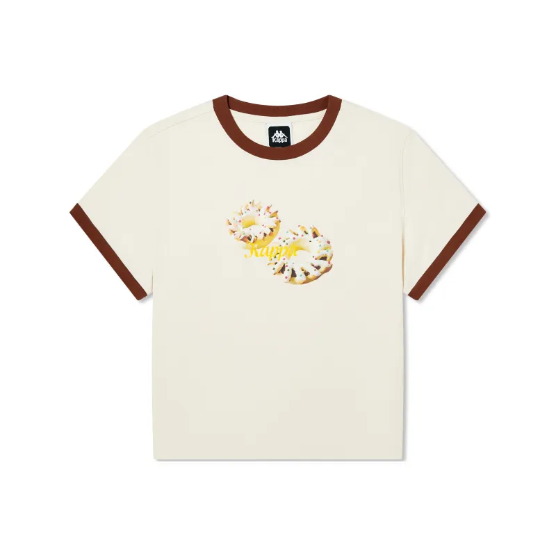 Kappa Summer T Shirt Women's Birch White-0