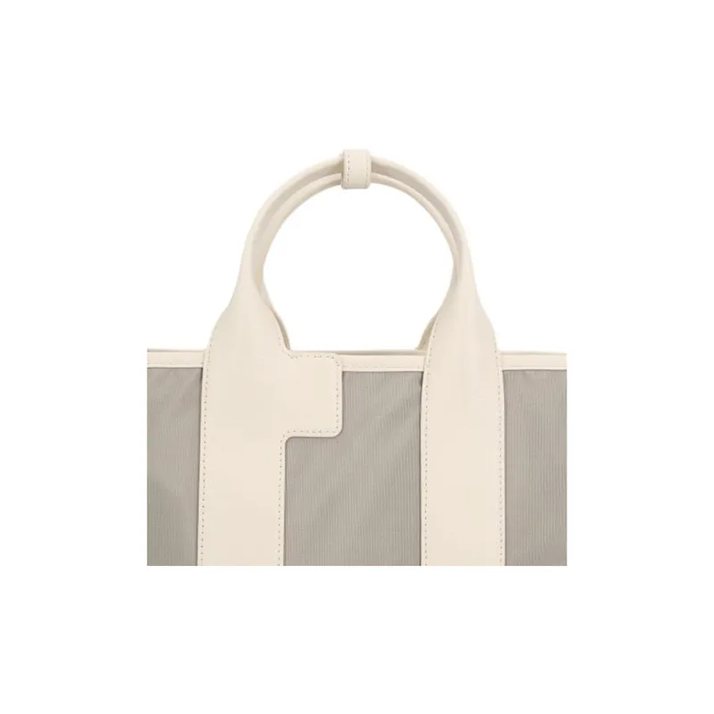 Furla PVC Tote Bag, Shopping Bag, Shoulder Bag, Crossbody Bag, Handbag Regular Women's White-4