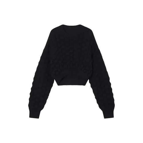 UOOYAA Cashmere Sweaters Women's Black