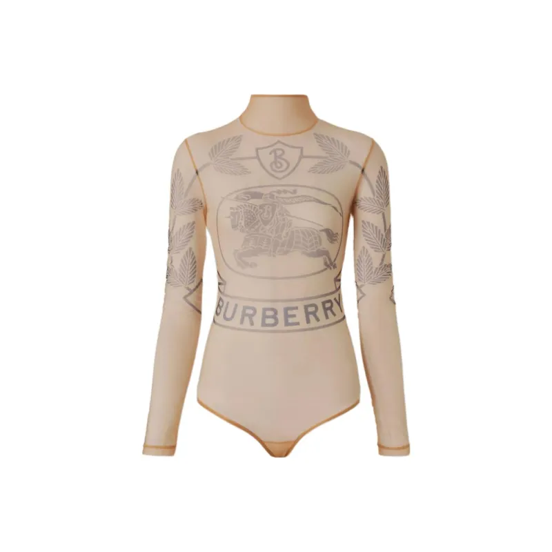 Burberry Bodysuits Women's Beige-0