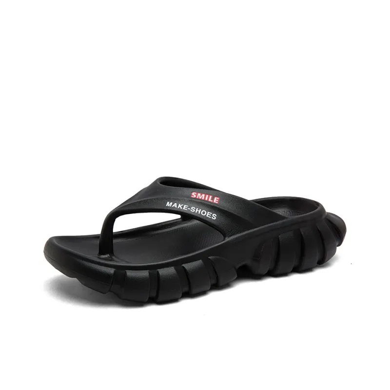 CariteSport EVA Quiet Odor Resistant Abrasion Resistant Slip Resistant Flip Flops Men's-0