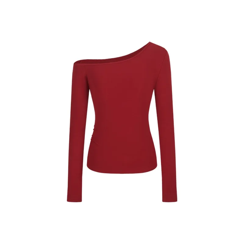 ONE SHALLOW Drop Shoulder Sleeve T Shirt Women's-6
