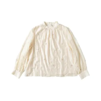 HONGNIAN Shirts Women's Apricot