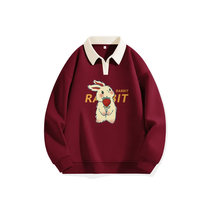 Cotton Sweatshirts Women's-10