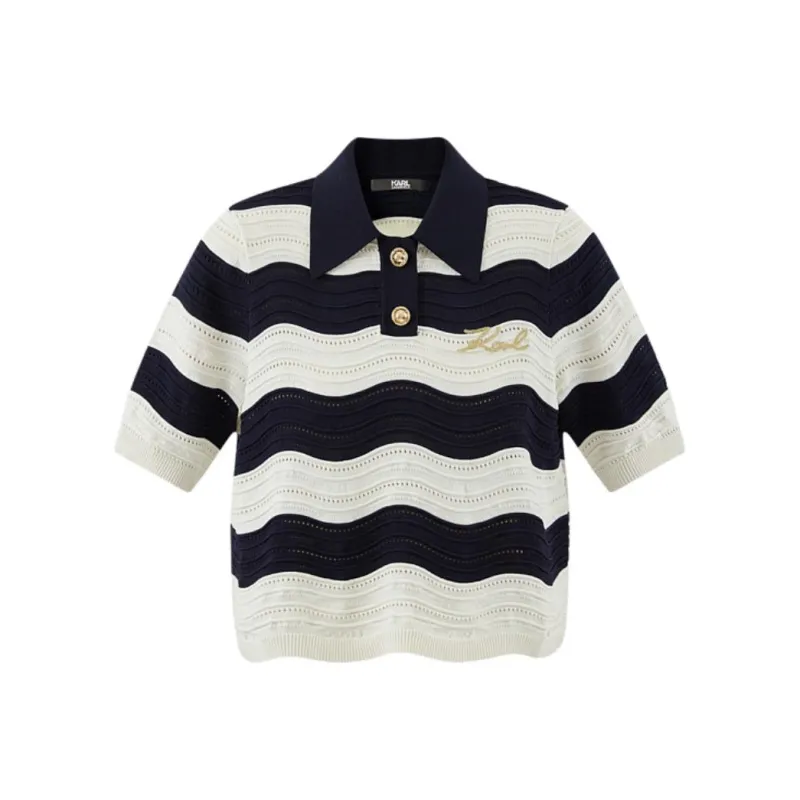 KARL LAGERFELD Knitwear Women's Black White-0