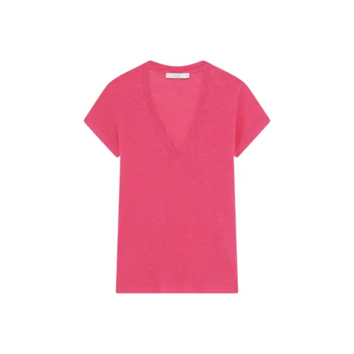 IRO boat Rodeo Ribbed V Neck T Shirt