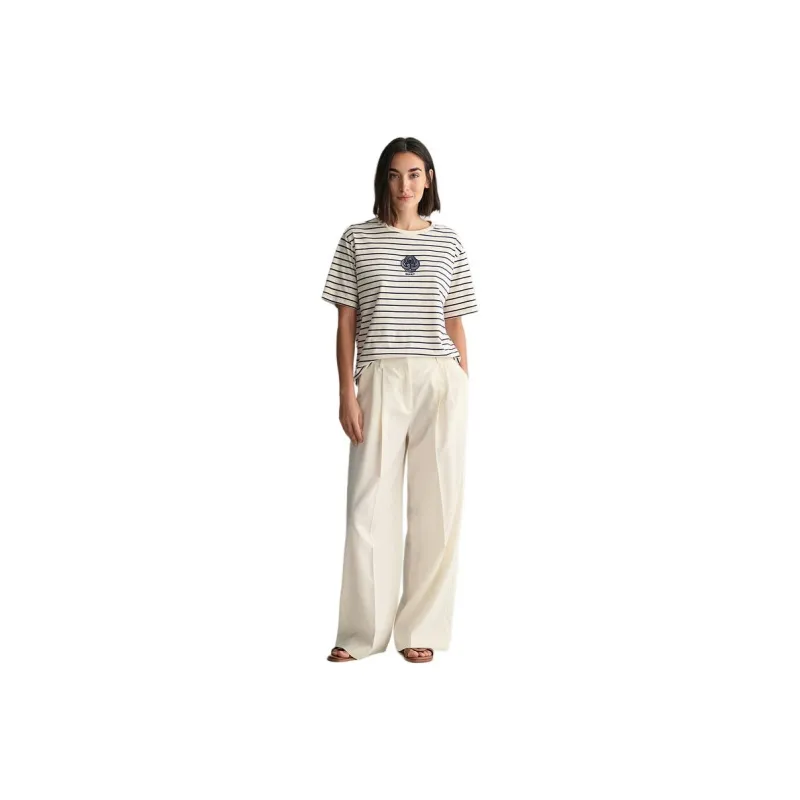 GANT T Shirt Women's Cream White-0