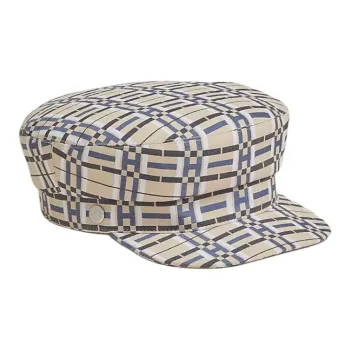 HERMES Cotton, Canvas, Silk, Palladium Plated Hats & Caps Women's Camel