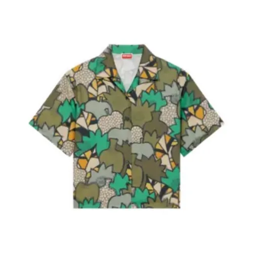 KENZO Shirts Women's Dark Khaki