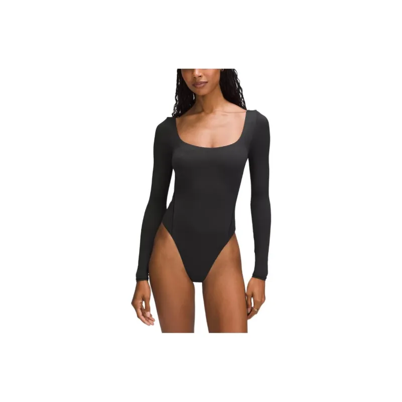 Lululemon Wundermost Ultra Soft Nulu Square Neck Long Sleeve Bodysuit Bodysuits Women's-3
