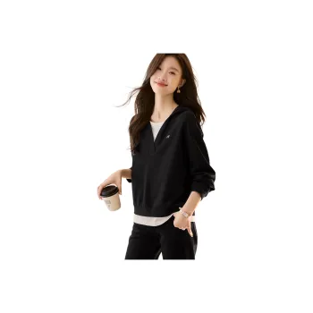 Mo Han Yi Mei FW24 Sweatshirt Women's Black & White