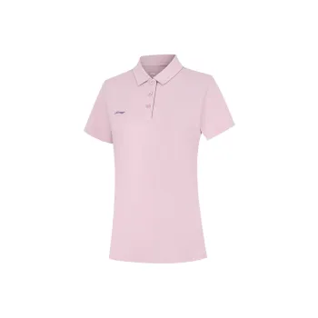 LiNing Polo Shirt Women's Lotus Red Purple