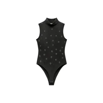 ZARA Bodysuits Women's Dark Gray