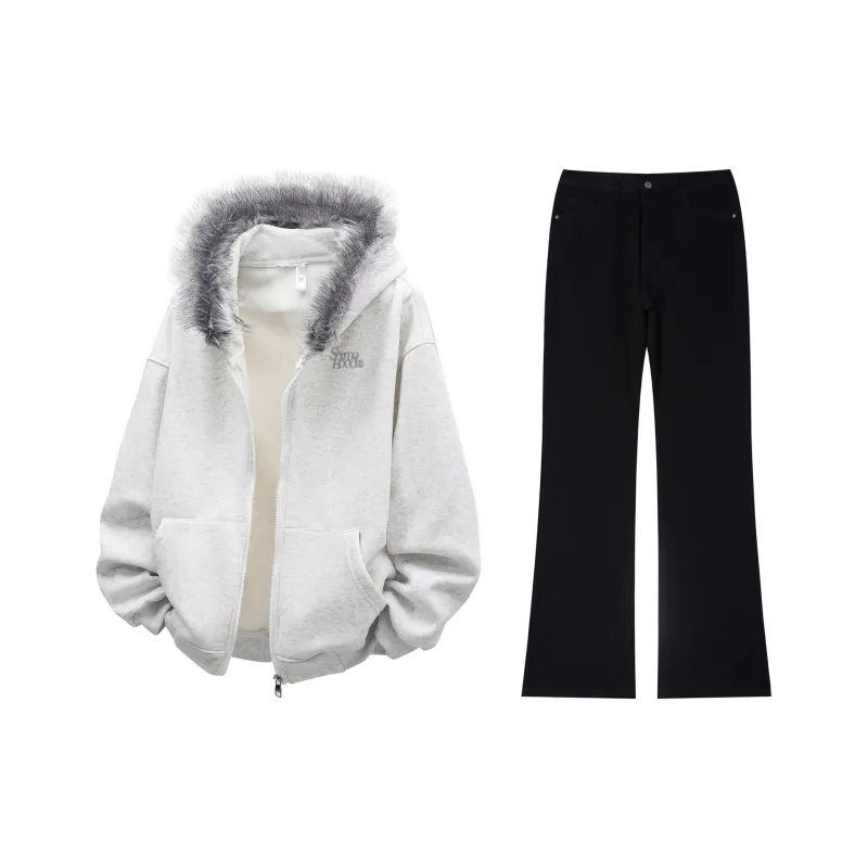 SIMPLE RIMLESS/SRME Sweatshirt Set Unisex-4