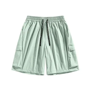 Izzue Casual Shorts Unisex Light Green