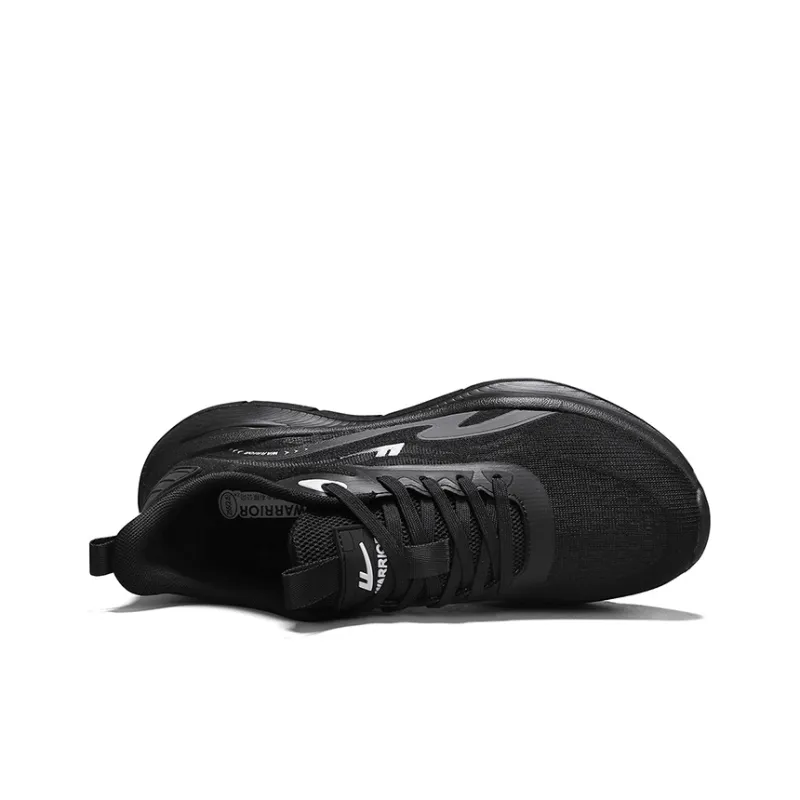 Warrior Coverage Lightweight, Breathable, Slip Resistant Low Top Running Shoes Men's Black Gray-2