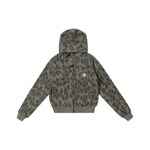 FDR Sweatshirt Jacket Women's Leopard Print