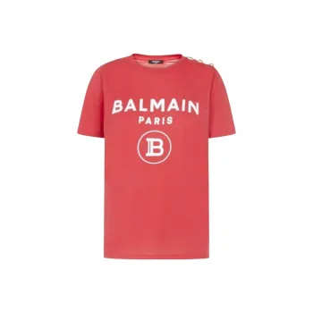 BALMAIN T Shirts Women's Red