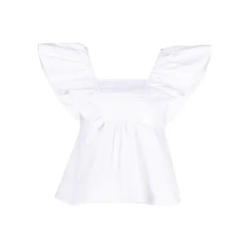 GANNI T-Shirts Women's White
