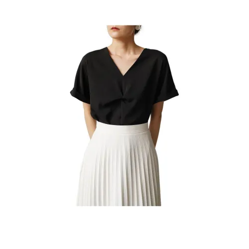 SHALLOW STREAMS Shirt Women's Classic Black