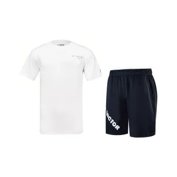 VICTOR Badminton Clothing Unisex White/Black