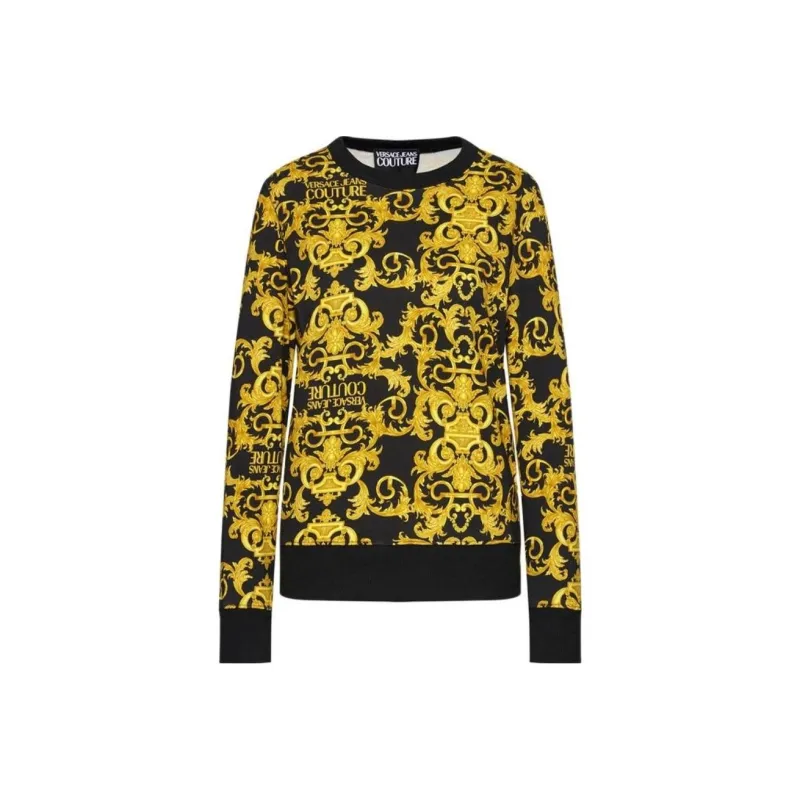 VERSACE JEANS COUTURE Sweatshirts Women's Yellow-0