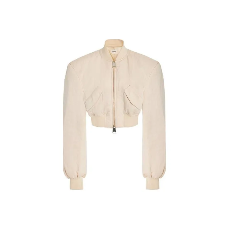 KHAITE Reggie Jacket 'Bone'-0