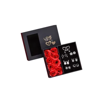 GAGA S925 Silver Stud Earrings Women's