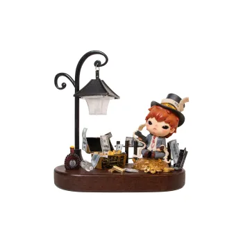 [Set Scenery & Resculpt] POP MART Hirono X LePetit Prince Collection, Wealth, Wealth, Merchant Hang Tag Box 10cm