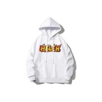 HELEH Sweatshirts Unisex White
