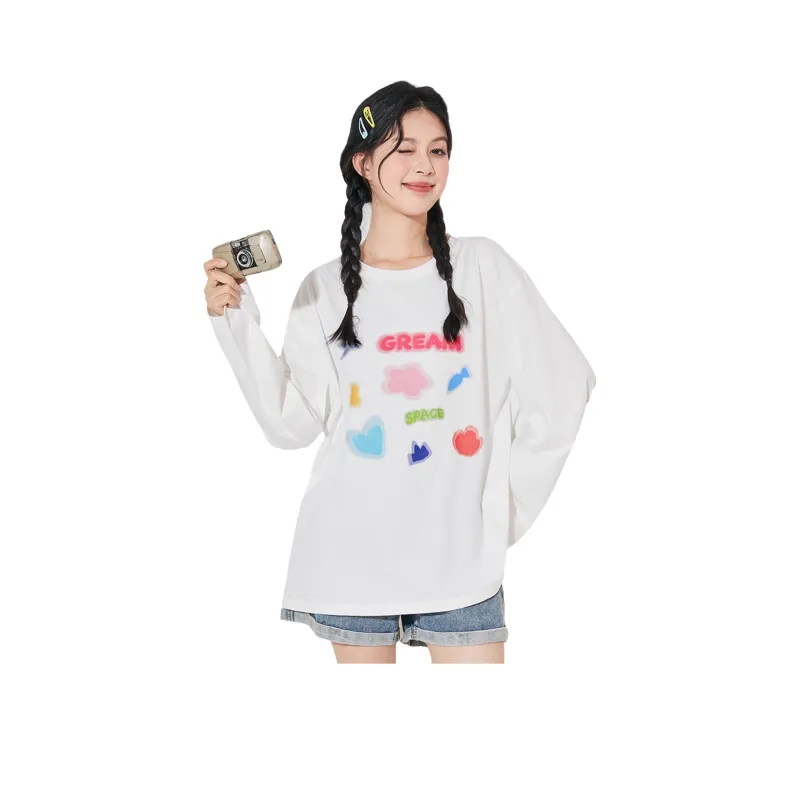 Tonlion T Shirts Women's-2