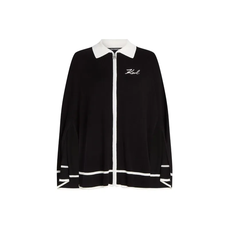 KARL LAGERFELD / Karl Lagerfeld Jeans Essential Knitted Cape-0
