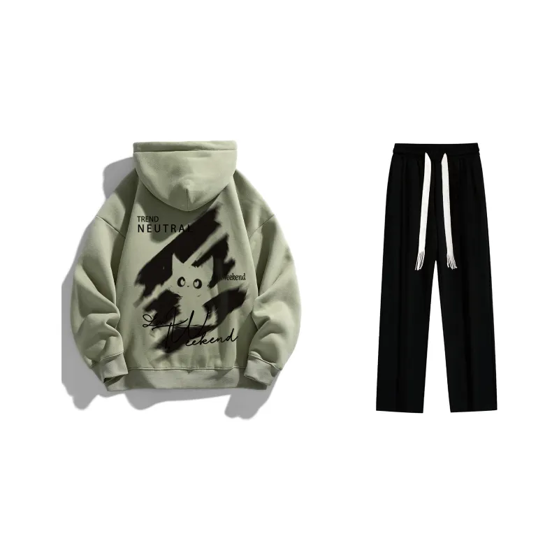 LA'T.WEEKEND Sweatshirt Set Unisex-14