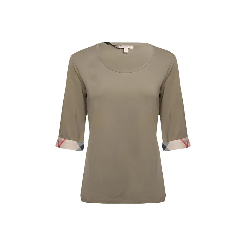 Burberry T Shirts Women's Green-0