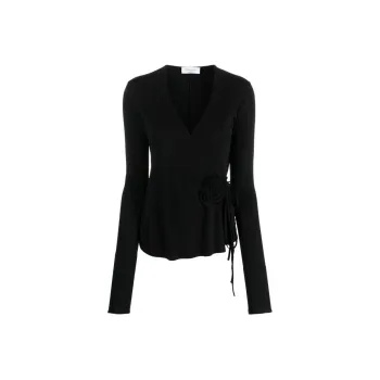 Blumarine Long sleeved Wrap Shirt