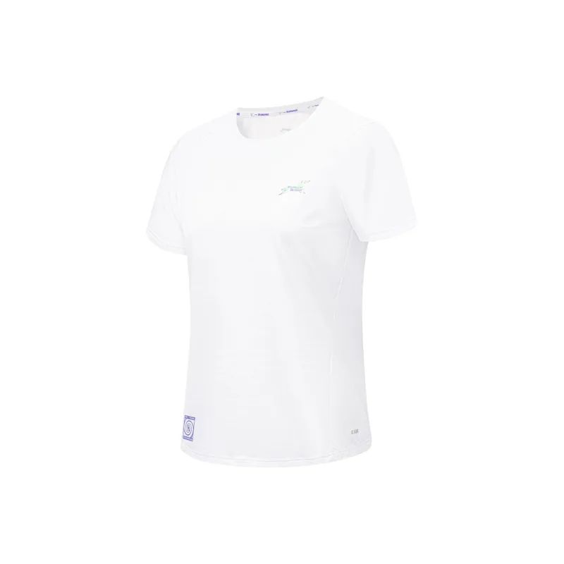 LiNing Running Collection T Shirt Women's Standard White-0