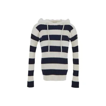 Moncler Striped Hooded Sweater