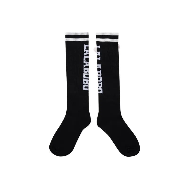 LALABOBO Knee High Socks Women's 1 Pack Black-1