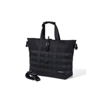 COMBACK Polyamide Tote Bag, Shopping Bag, Laptop Bag, Crossbody Bag, One Shoulder Handbag Regular Unisex Black
