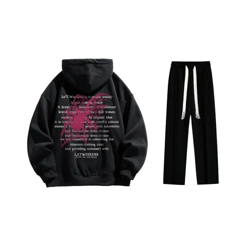 LA'T.WEEKEND Sweatshirt Set Unisex