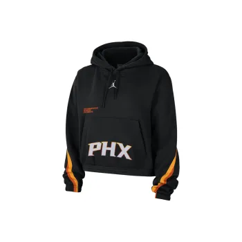 JORDAN Phoenix Suns Courtside Statement Edition Women's JORDAN Nba Fleece Pullover Hoodie