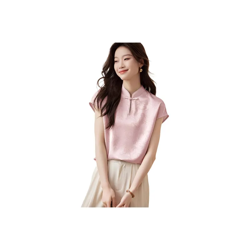 Mo Han Yi Mei Shirt Women's Pink-0