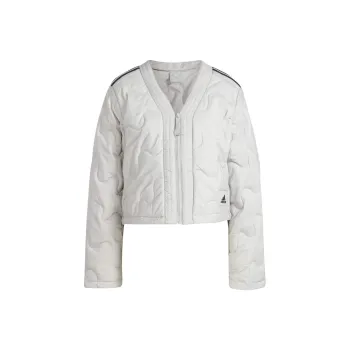 Adidas Free Shipping With AdiClub Nuganic Crop Light Insulation Jacket