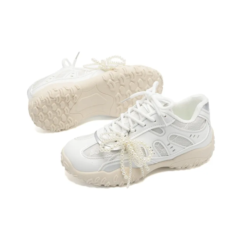 7 SEVFUN Wear resistant And Lightweight Low Top Chunky Sneakers Women's-9