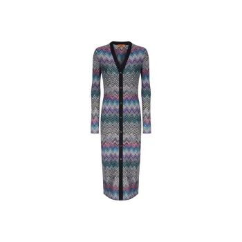 MISSONI Zigzag Long Cardigan