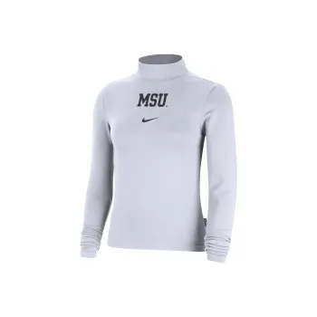 Nike Michigan State Essential Women's Nike College Long Sleeve Mock Top