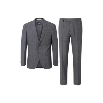 HUGO BOSS Business Suit Men's Gray