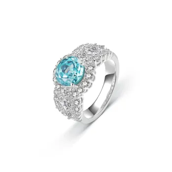 FUNNXI Artificial Spinel Rings Women's