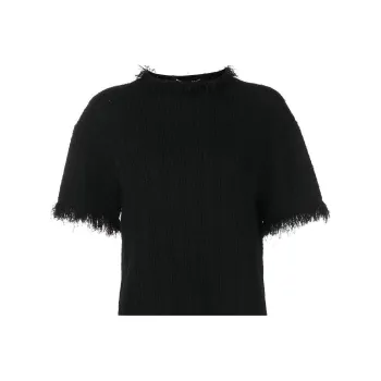 PROENZA SCHOULER Frayed edge Short sleeve Jumper