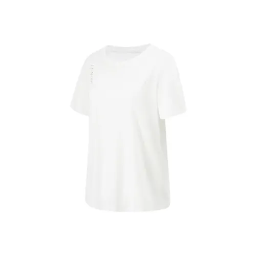 LiNing Fitness Series Regular T-Shirt Women's Standard White